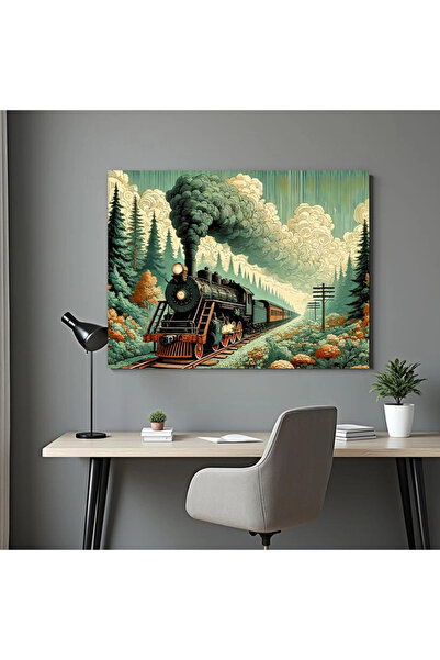 Printees Painting Steam in the Air - Canvas on frame