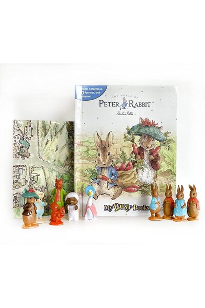 Phidal Publishing Carte cu 10 figurine Peter Rabbit Lumea lui Beatrix Potter ...