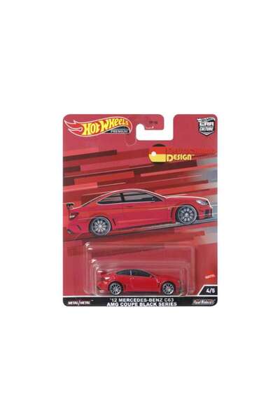 HOT WHEELS Macheta auto Mercedes Benz c63 Amg Coupe 2012 Rosu, 1:64 Hotwheels