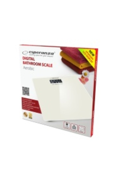 ESPERANZA AEROBIC Bathroom Scale - White (EBS_002_W)