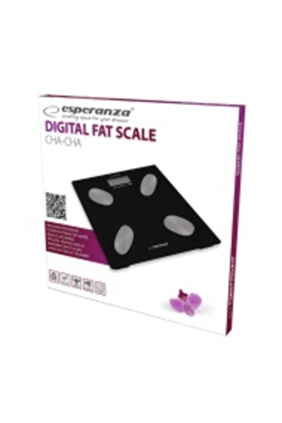 ESPERANZA CHA-CHA EBS_022_K Personal Body Analyzer Scale - Black