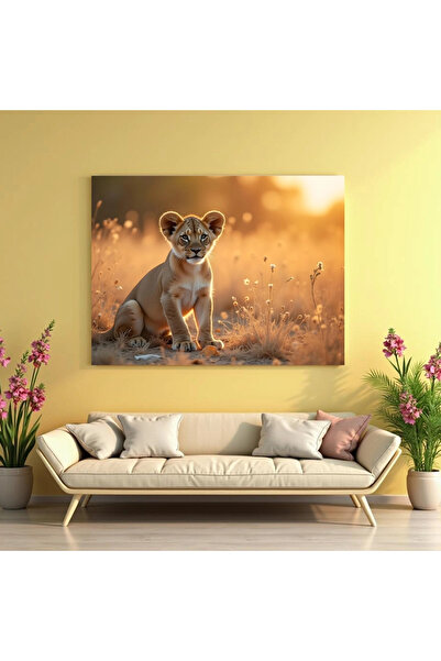 Printees Tablou - Puiul de leu - Canvas pe șasiu