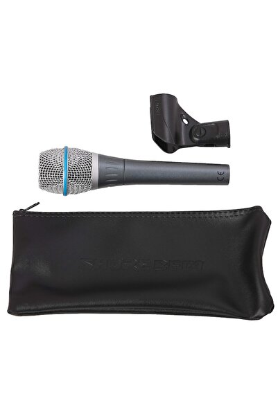 Shure Beta87 Professional Microphone - Condenser, Supercardioid, Wired