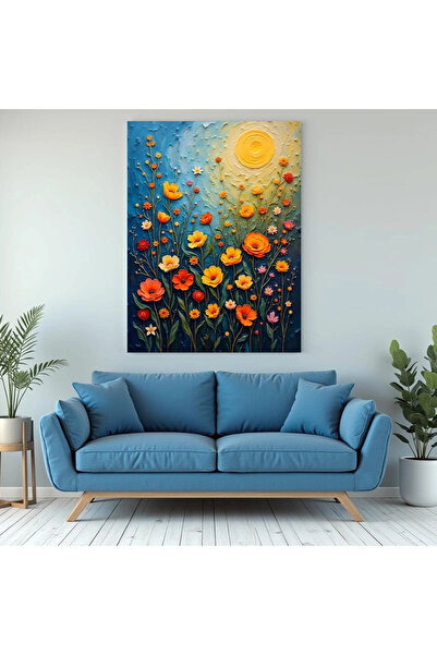 Printees Tablou - Flori sub soare - Canvas pe șasiu - 40x30 cm