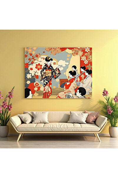 Printees Tablou - Geisha - Demonstrație de dans