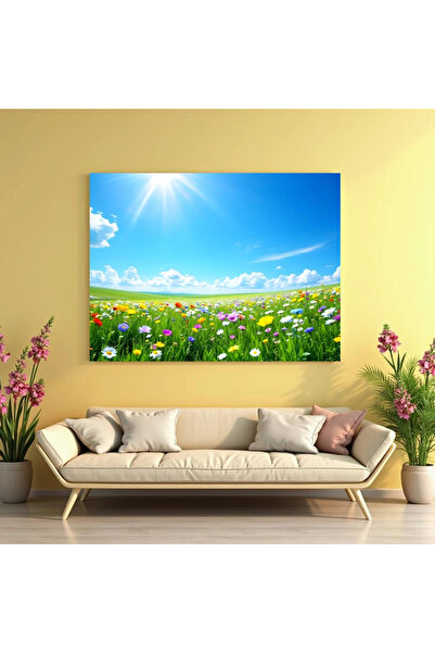 Printees Tablou - Câmp înflorit - Canvas pe șasiu