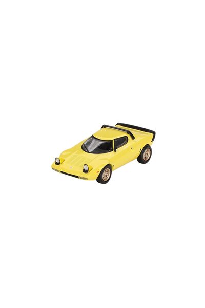mini gt Macheta auto Lancia Stratos Hf Stradale Giallo Fly 1:64 MGT771L