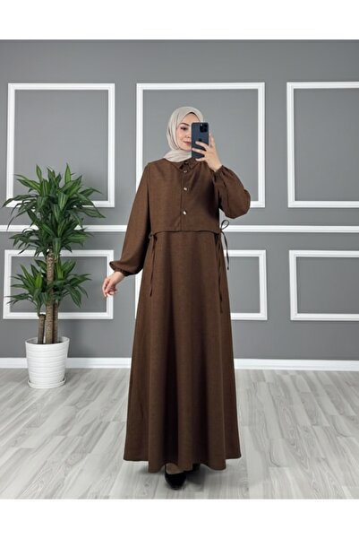 MODA Yelekli tesettür elbise