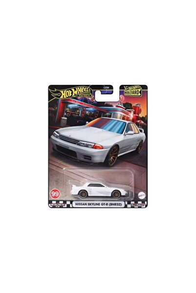 HOT WHEELS Macheta auto Nissan Skyline Gt-r Bnr32 Alb 1:64 Hotwheels