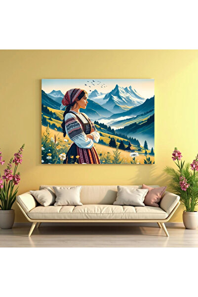 Printees Tablou - Portret la munte