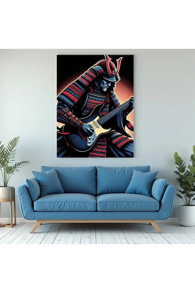 Printees Tablou - Samurai Guitar Player