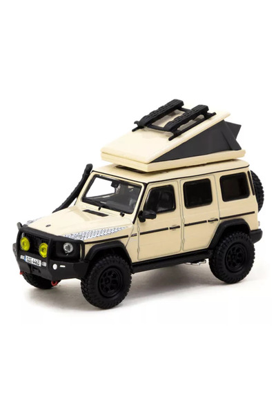 Tarmac Macheta auto Mercedes Amg G63 Camping Bej 1:64 Tarmact