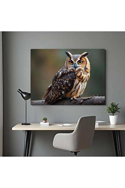 Printees Tablou - O bufniță - Canvas pe șasiu - 40x30 cm