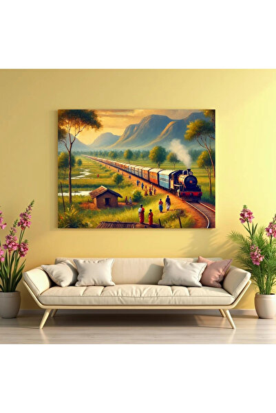 Printees Tablou - Tren în India