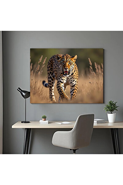 Printees Tablou - Leopard - Canvas pe șasiu - 40x30 cm