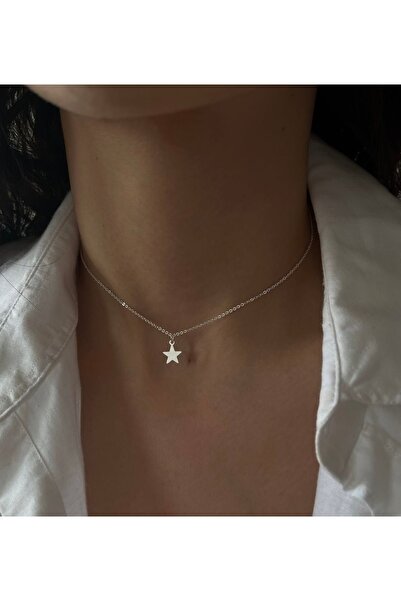 sleyshop Y2K Coquette Minimal Star Necklace (0.7 cm)