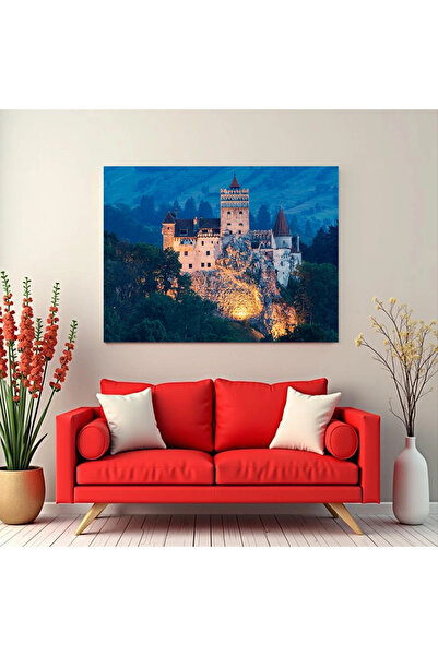 Printees Tablou - Castelul Bran - Canvas pe șasiu - 40x30 cm