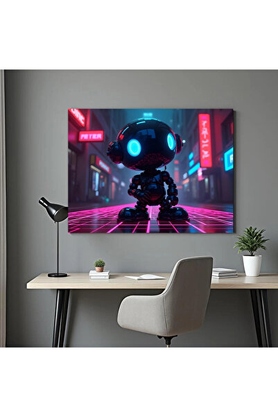 Printees Tablou - Cyber Minibot - Canvas pe șasiu - 40x30 cm
