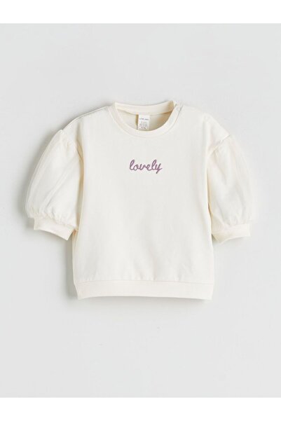 LC Waikiki Lcw Baby Crew Neck Baby Girl Sweatshirt and Leggings