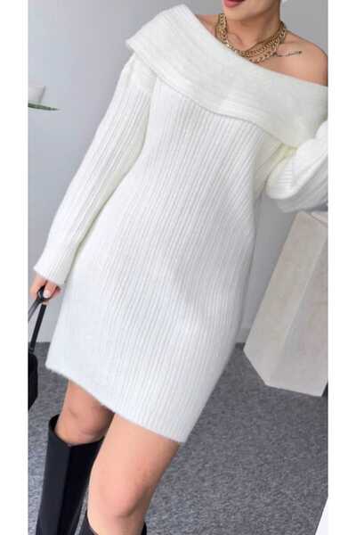 NÜANS MODA madonna collar dress