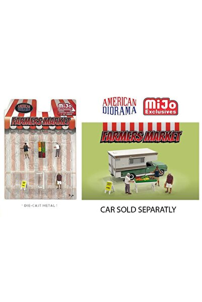 American Diorama Set figurine Farmers Market, 1:64