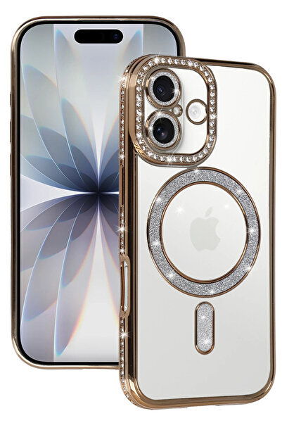 NewFace حافظة SPTRNS لهاتف آيفون 17 من آبل مع تقنية ماجنيتك سيف (202515) - ذهبي