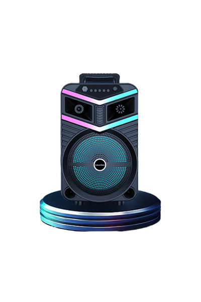 TodayShop Portable Bluetooth Karaoke Speaker with Microphone, Powerful Sound and Modern Design CS-0811