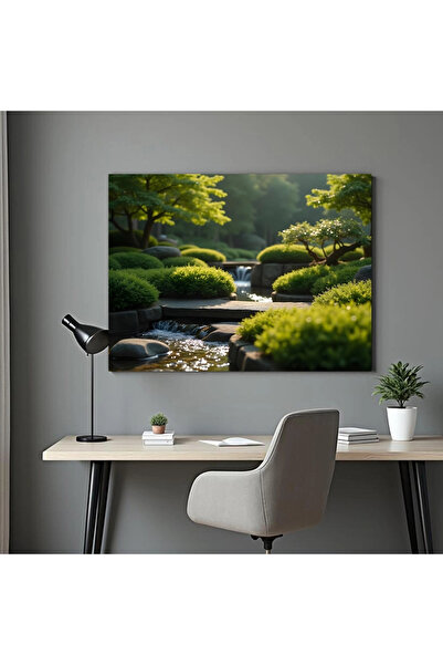 Printees Tablou - Gradină verde - Canvas pe șasiu - 40x30 cm