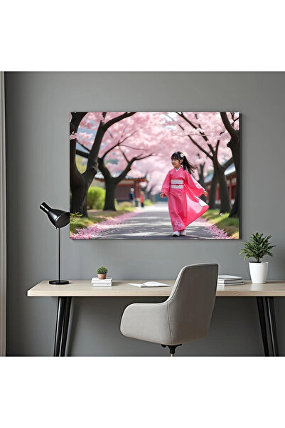 Printees Tablou - Fetiță sub cireș