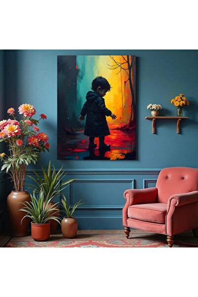 Printees Tablou - O lume ciudată - Canvas pe șasiu - 40x30 cm
