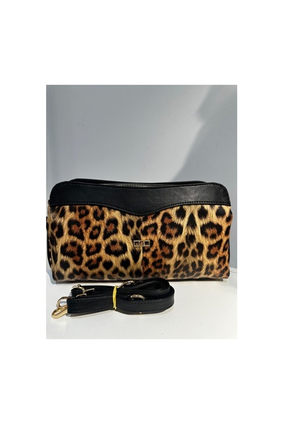 Octagon Leopard Patterned Bag