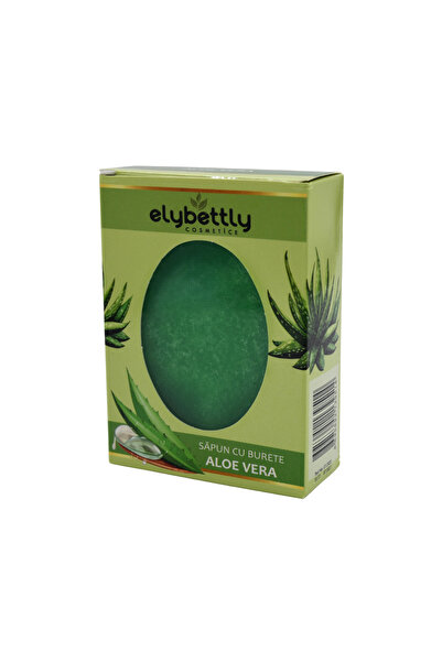 Elybettly Sapun cu Burete si Aloe Vera Exfoliant, Calmant si Hidratant, 170 g