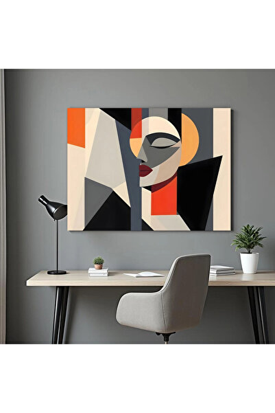 Printees Tablou - Portret abstract - Canvas pe șasiu - 40x30 cm