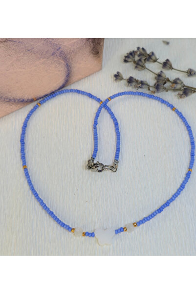 Amma Design Colier Toho cu stea din sidef – Mov pastel