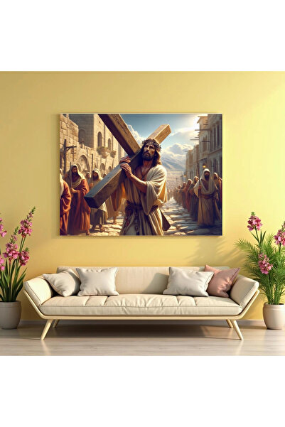 Printees Tablou Isus purtând Crucea