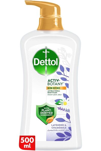 Dettol جل الاستحمام وغسول الجسم المضاد للبكتيريا من أكتيف بوتاني برائحة اللاف...