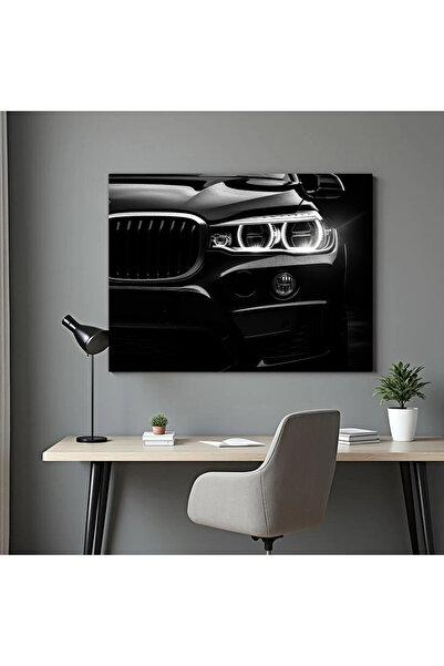 Printees Tablou - Black BMW - Canvas pe șasiu