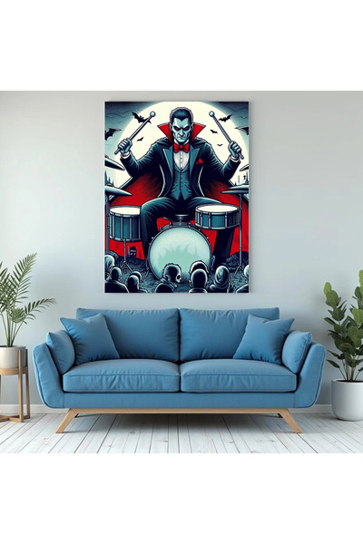 Printees Tablou - Drumer Dracula - Canvas pe șasiu