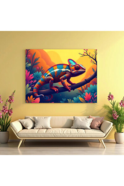 Printees Painting - Chameleon