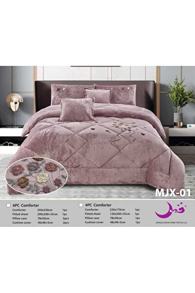 Generica Luxurious 6-piece winter bedspread set, double-sided