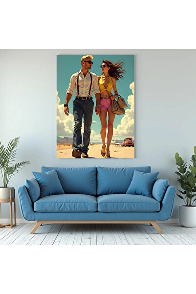 Printees Painting - Playboy and Diva - Canvas on frame