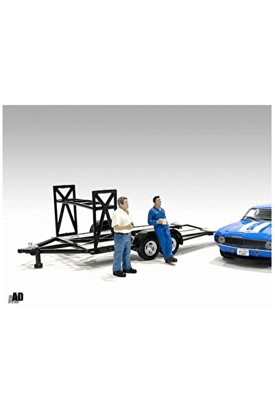 American Diorama Set 2 Figurine Mecanici, Tim &amp; Larry, 1:43