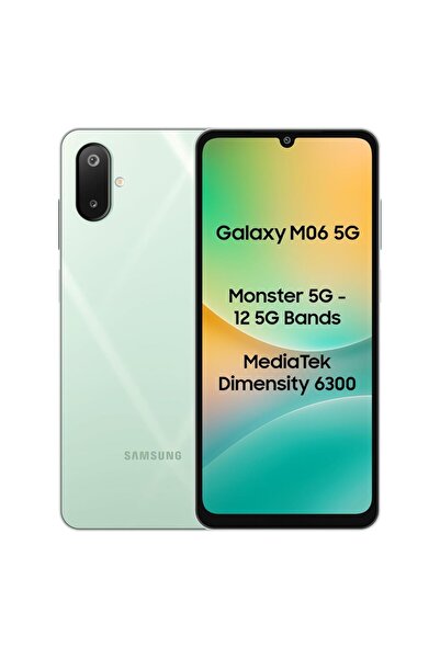 Samsung Galaxy M06 5G (Sage Green, 6GB RAM, 128 GB Storage)