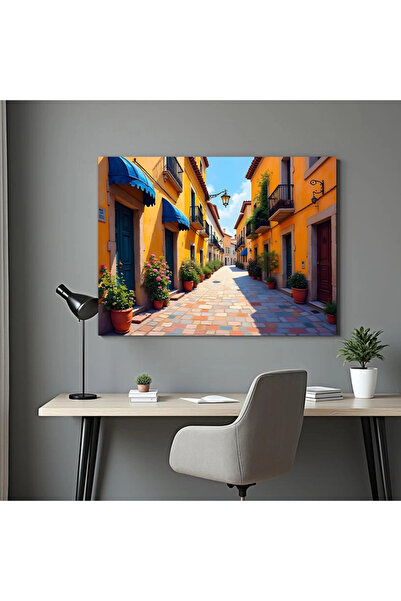 Printees Tablou - O străduță - Canvas pe șasiu - 40x30 cm