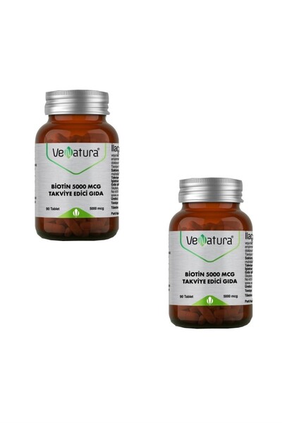 VeNatura Biotin 5000 mcg 90 Tablet 2 Adet