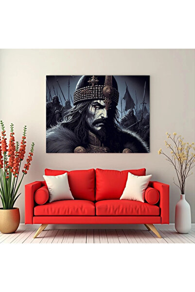 Printees Tablou - Vlad în luptă - Canvas pe șasiu - 40x30 cm