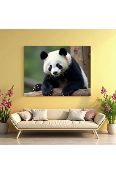 Printees Tablou - Urs Panda - Canvas pe șasiu