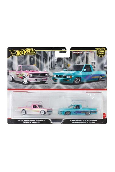HOT WHEELS Machete auto Pachet de 2 Datsun Sunny Truck (B120) - 1993 Nissan H...