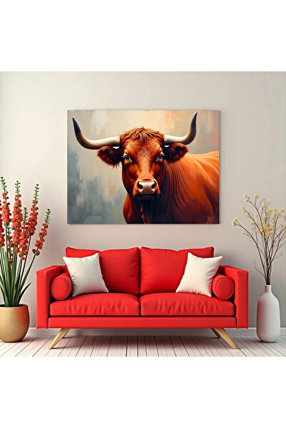 Printees Tablou - Taur - Canvas pe șasiu - 40x30 cm