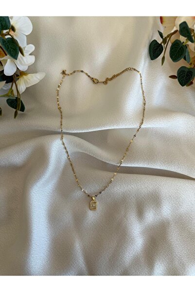 Mİ MİND قلادة صغيرة لامعة على شكل خبز الباجيت